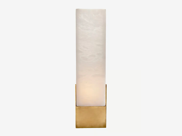 COVET TALL BOX BATH SCONCE - LED metal wall light for bathroom _ Kelly Wearstler